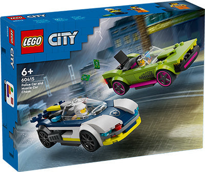 Lego Muscle car y Policía