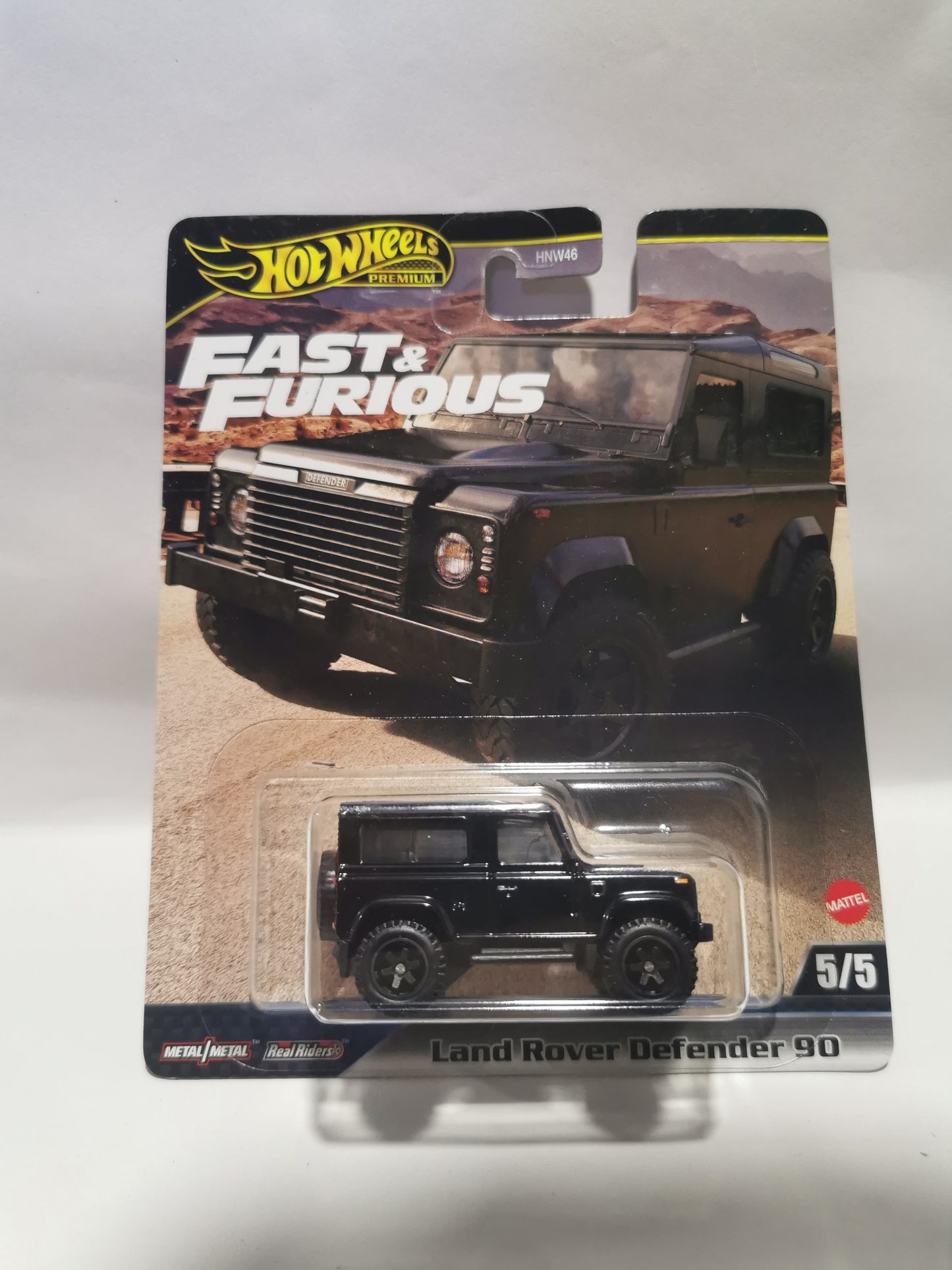 Hot wheels Premium Land Rover Defender 90 Rápidos y Furiosos